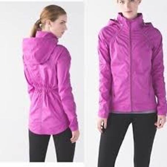 Lululemon Gather And Sprint Jacket Ultra Violet Womens Size 4 Running EUC - Picture 1 of 12